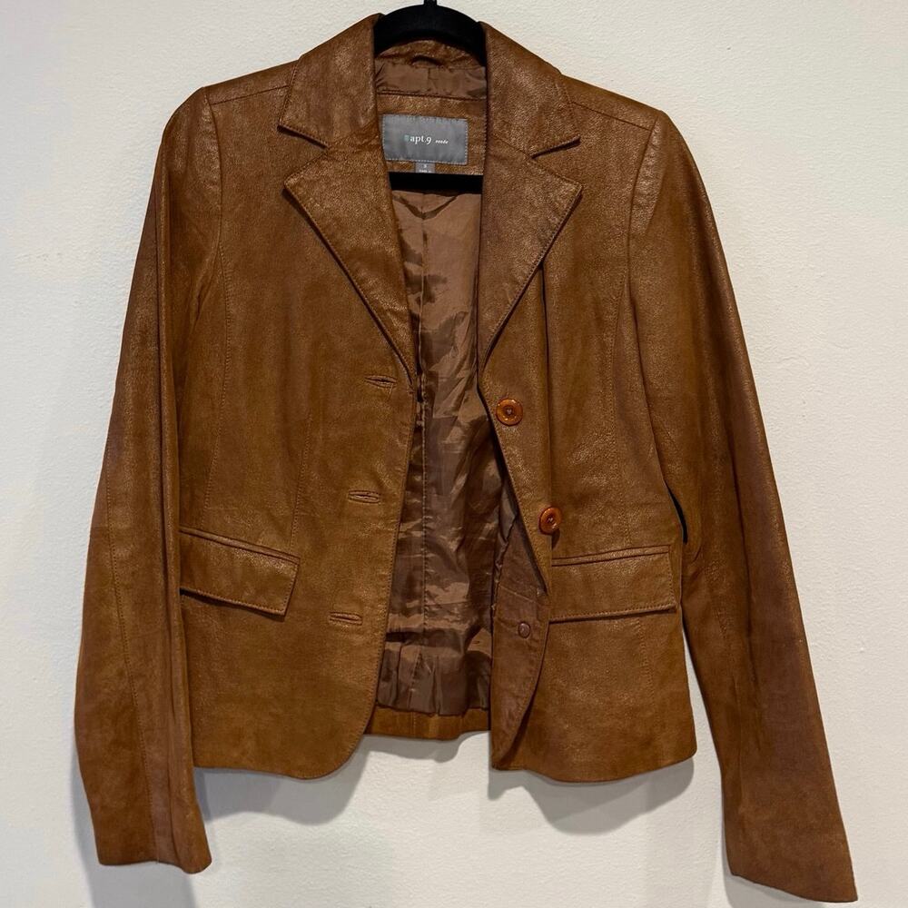 Apt. 9 Suede Women’s Small Genuine Leather Jacket